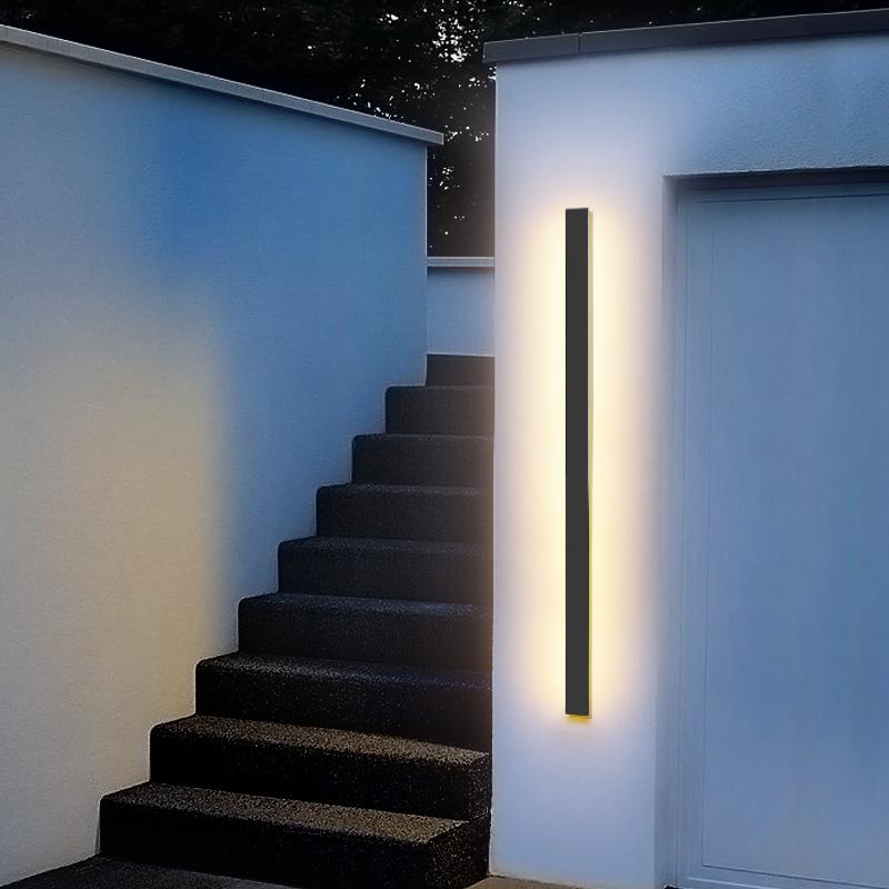 Applique Murale Extérieure Linéaire LED Ultra Fine