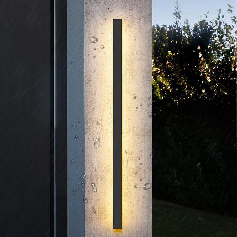 Applique Murale Extérieure Linéaire LED Ultra Fine