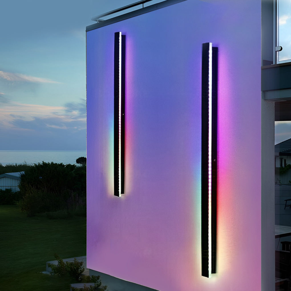 Applique Murale Extérieure Linéaire LED Ultra Fine