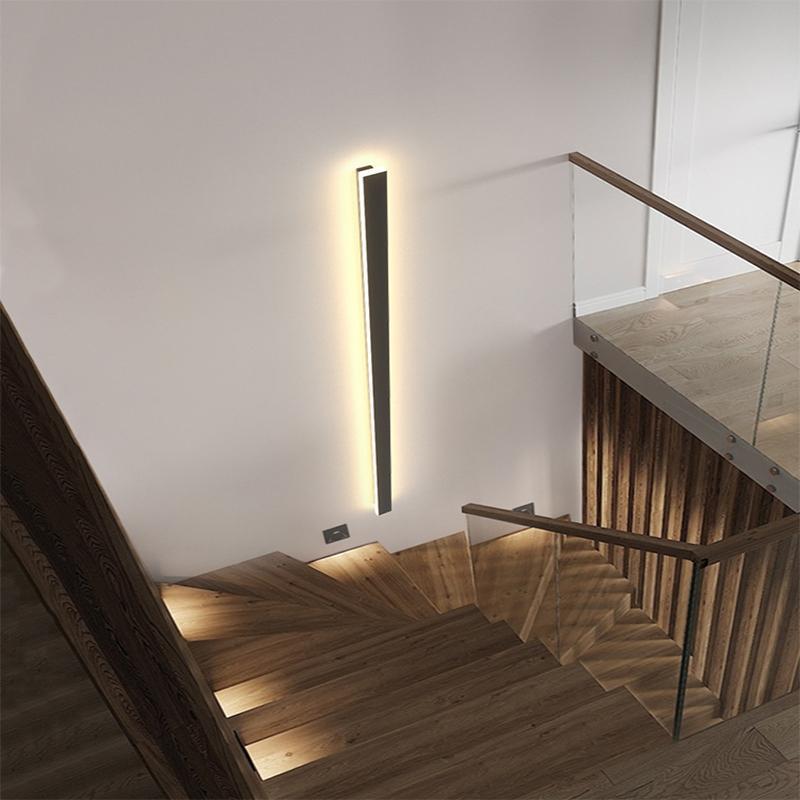 Applique Murale Extérieure Linéaire LED Ultra Fine