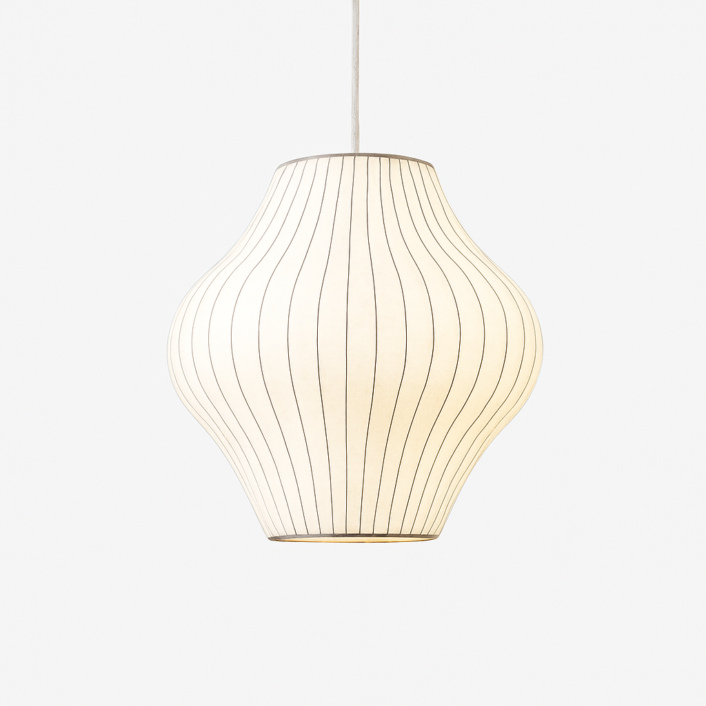 Suspension en tissu style japonais – lumière douce et raffinée Silk