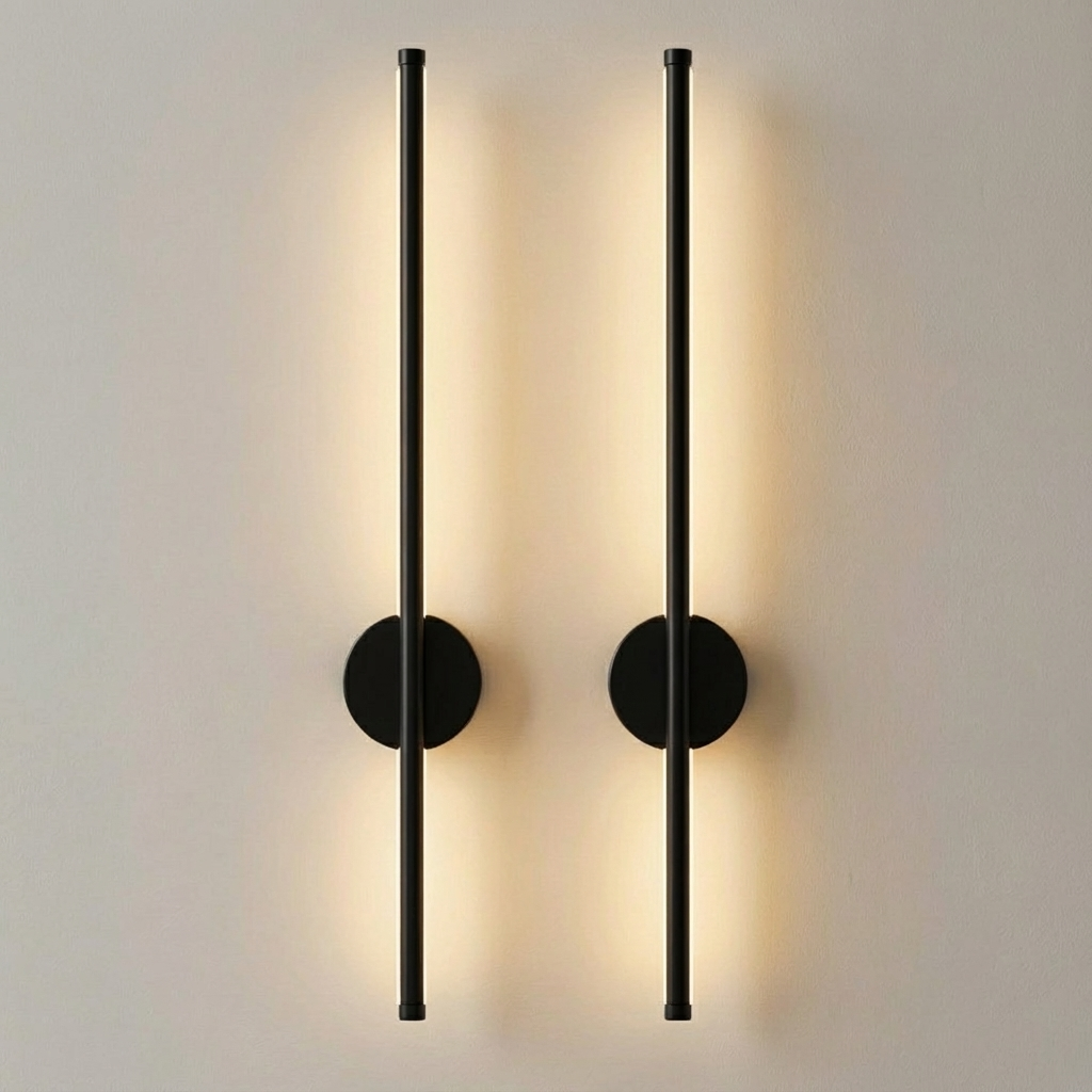 Duo d’appliques murales minimalistes Luxeline