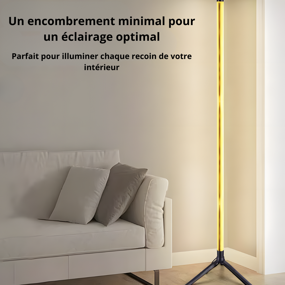 Lampadaire LED RGB d’angle Spectra