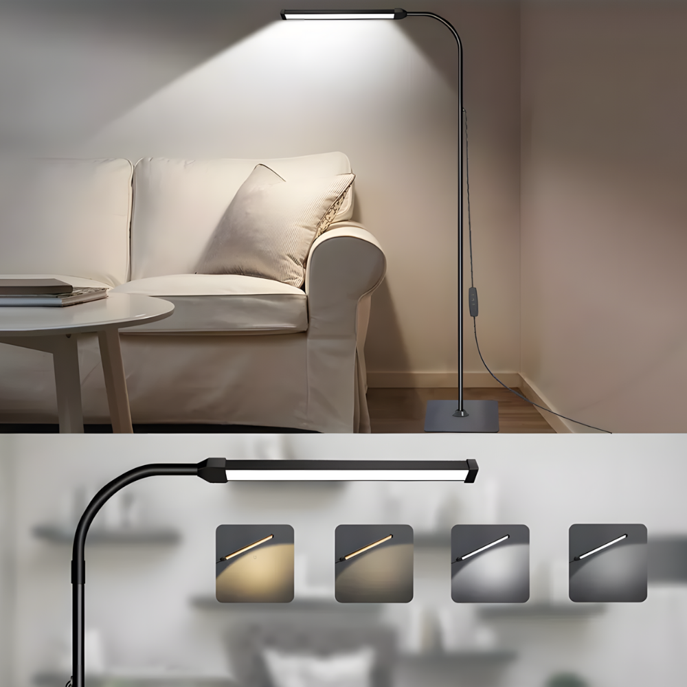Lampadaire LED flexible orientable Neria
