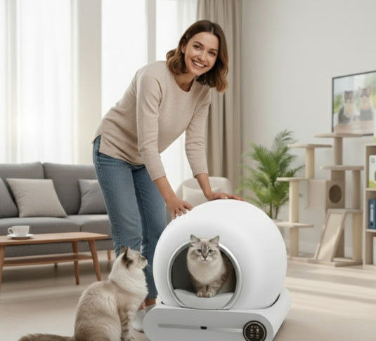 Litière automatique pour chat – Litière autonettoyante, bac intelligent, anti-odeurs | NexoCat