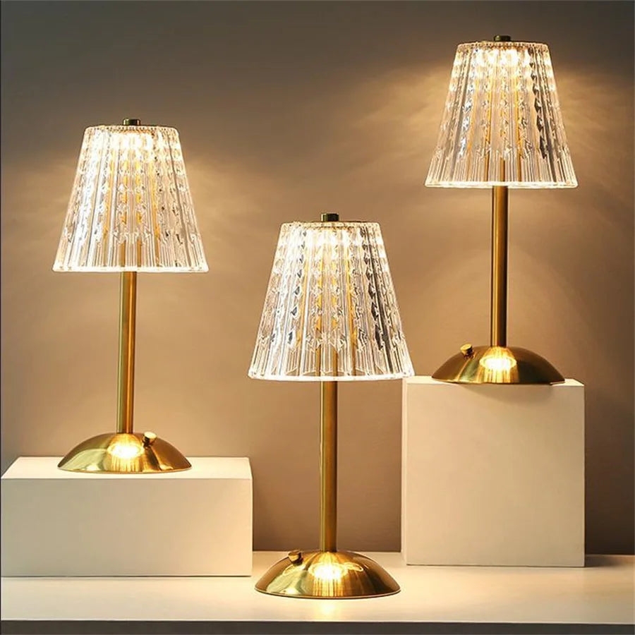 Lampe de table CrystalGlow