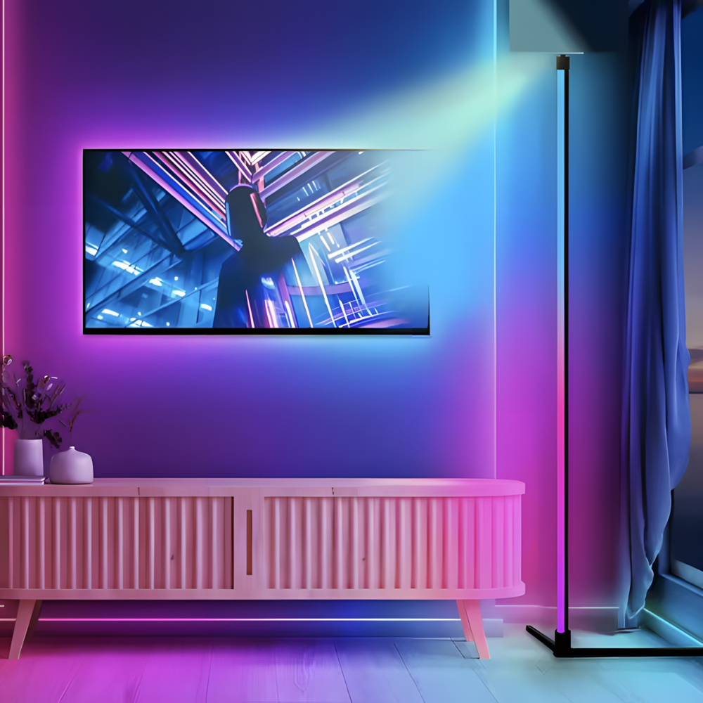 Lampadaire LED RGB d’ambiance Syrion