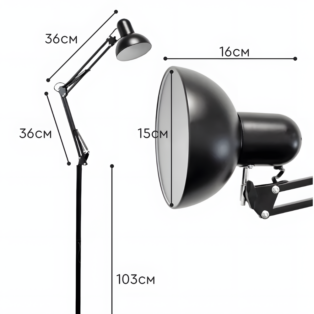 Lampadaire articulé design Arthel