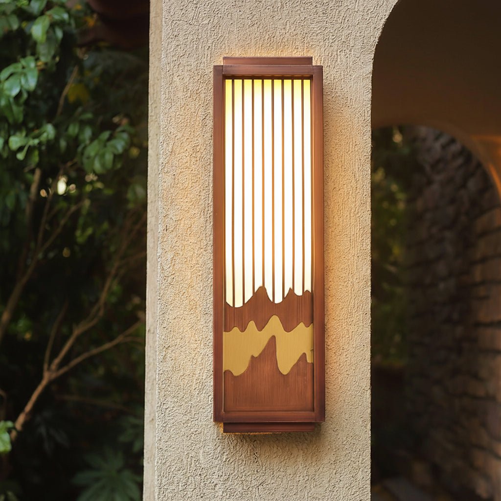 Applique murale extérieure Anvia – résistante aux intempéries, design épuré