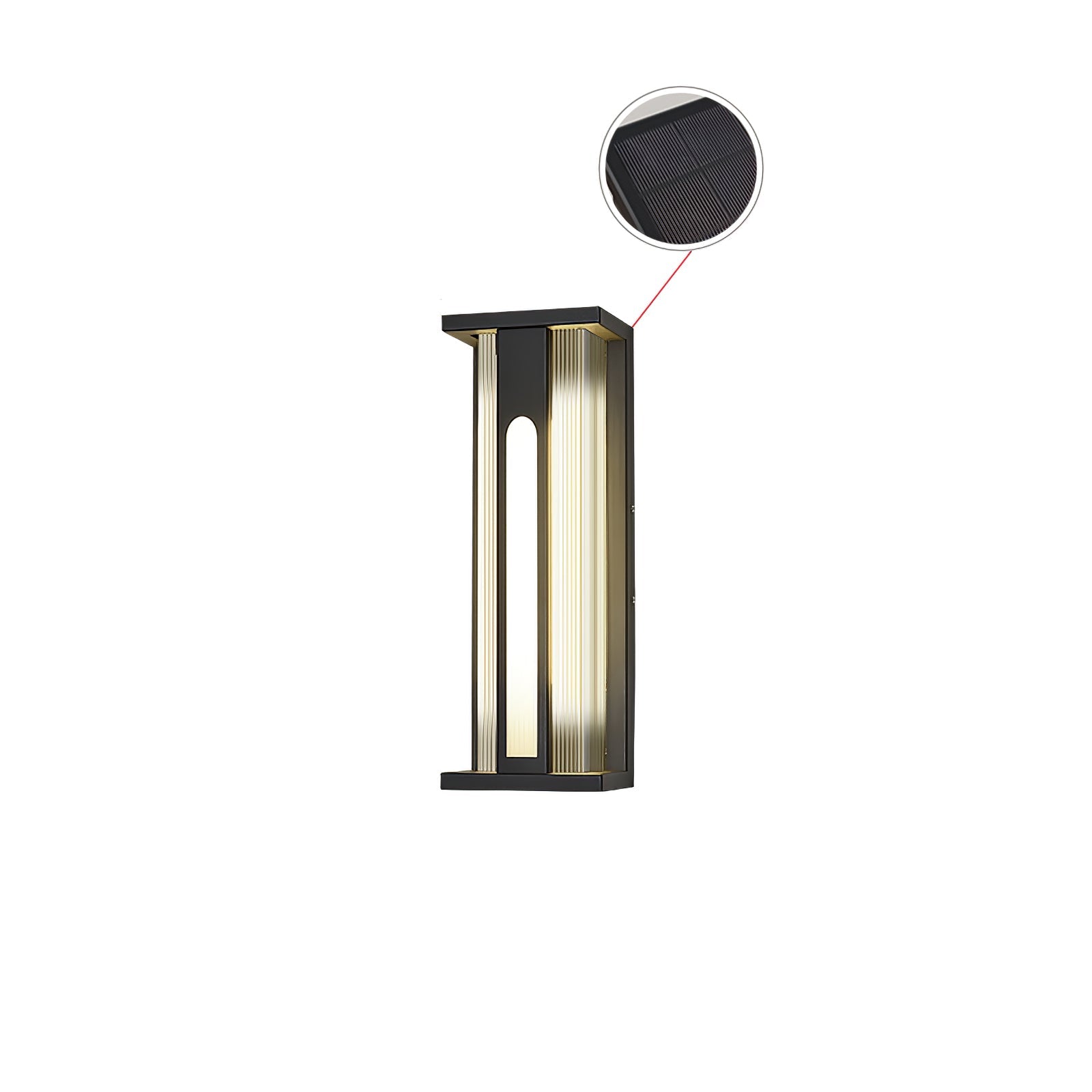 Applique murale extérieure Bellamy Flair – inox et acrylique, lumière chaude
