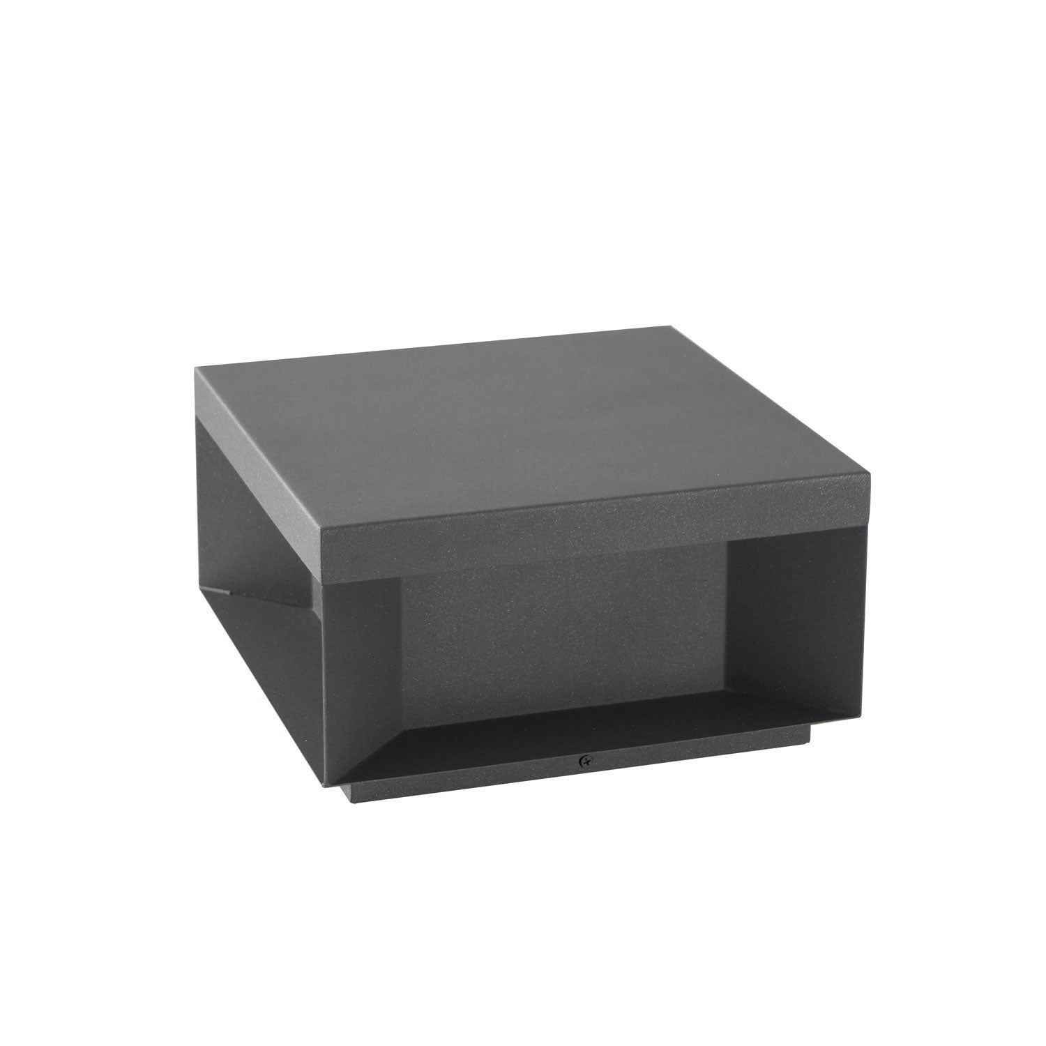 Borne de jardin LED en métal sablé – imperméable IP65, filaire ou solaire