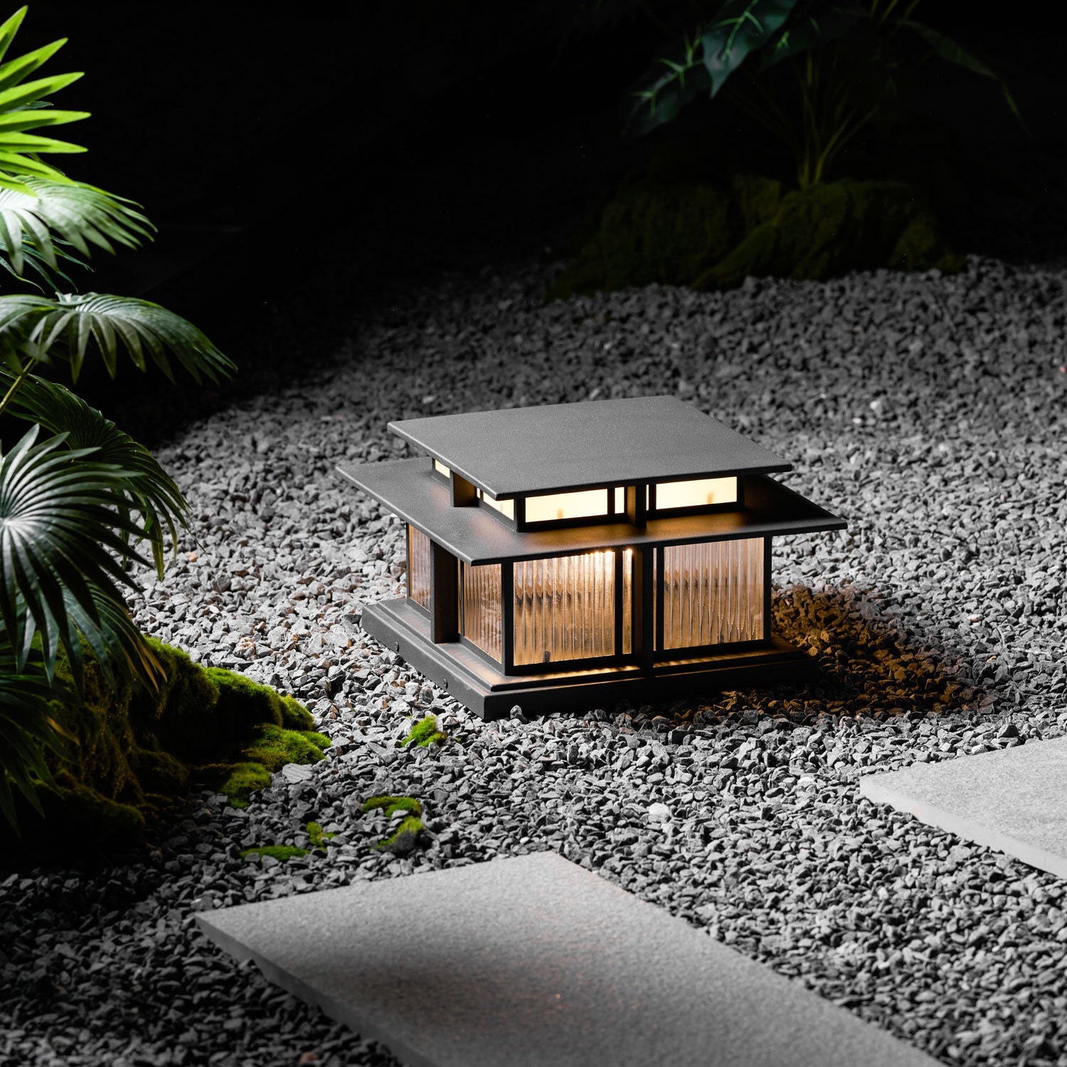 Colonne lumineuse extérieure LED Boilyn – IP65, résistante aux UV