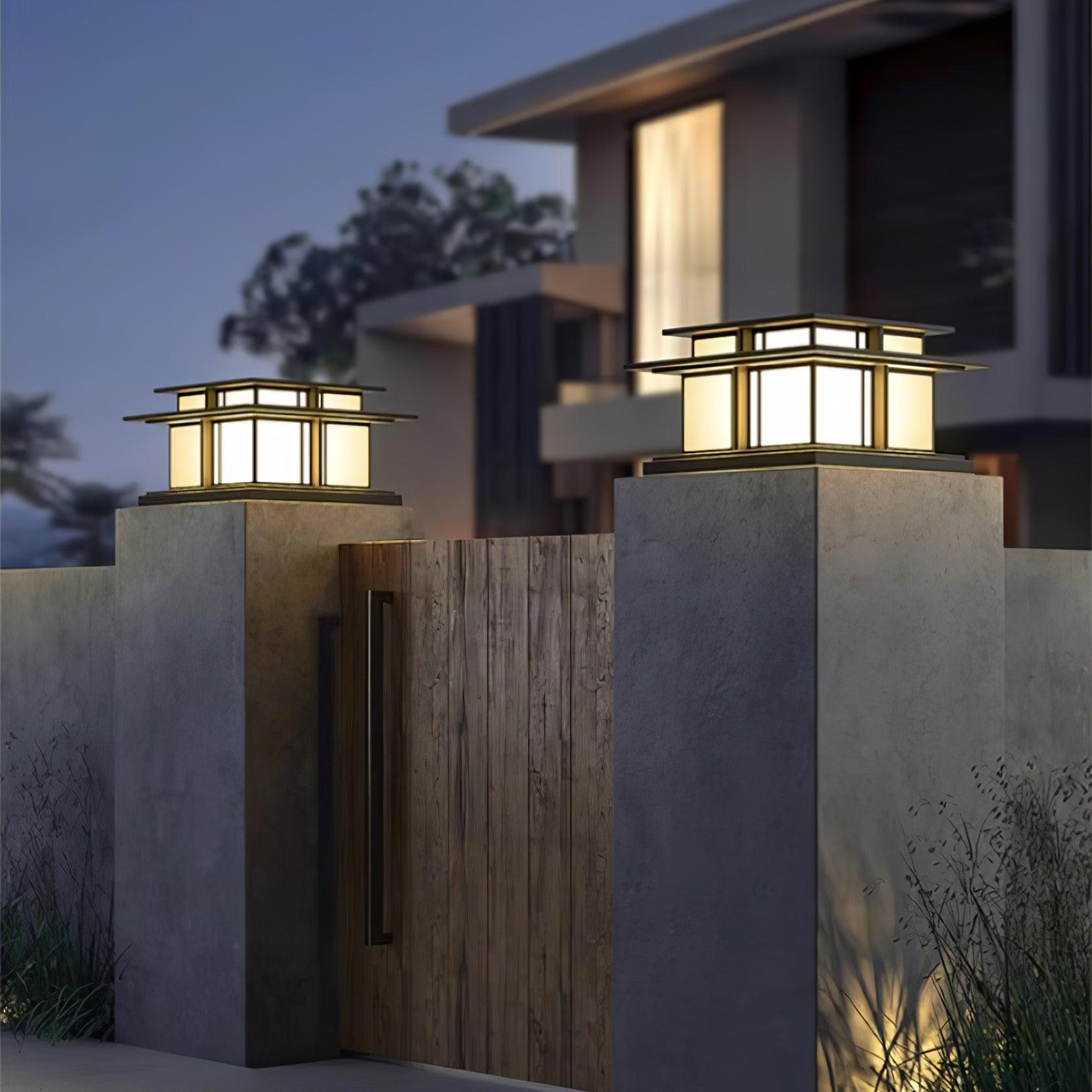 Colonne lumineuse extérieure LED Boilyn – IP65, résistante aux UV