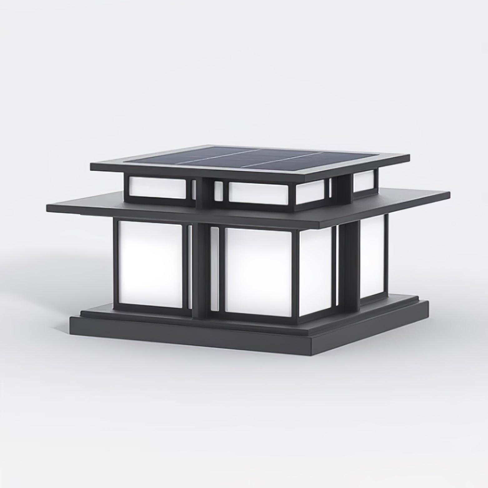 Colonne lumineuse solaire extérieure Boilyn – IP65, résistance UV et couleur