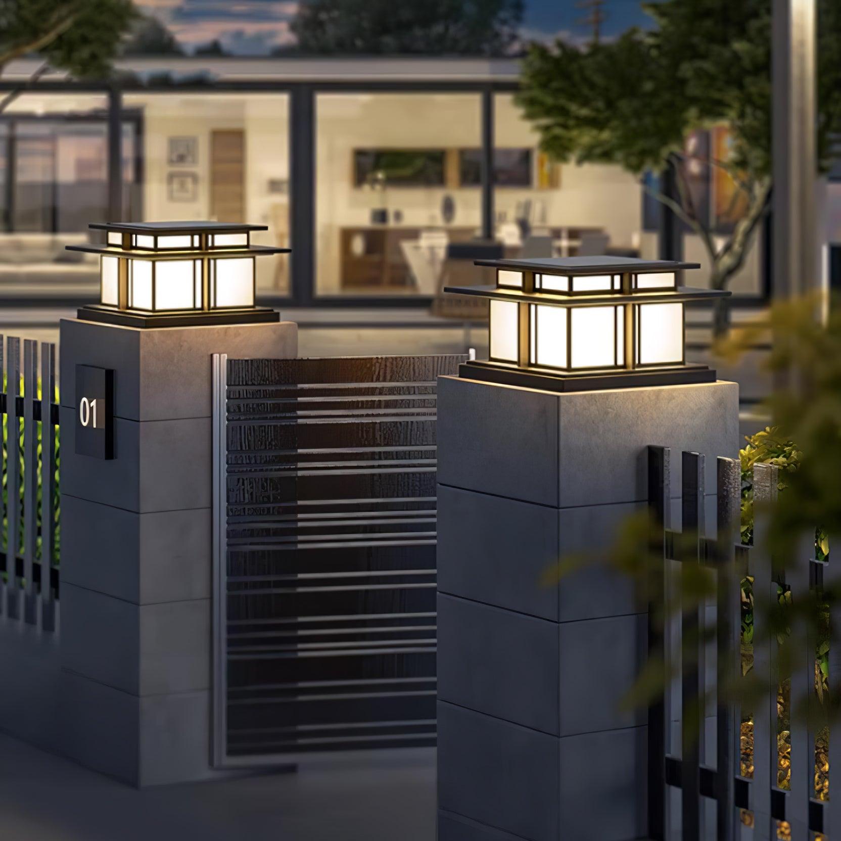 Colonne lumineuse extérieure LED Boilyn – IP65, résistante aux UV