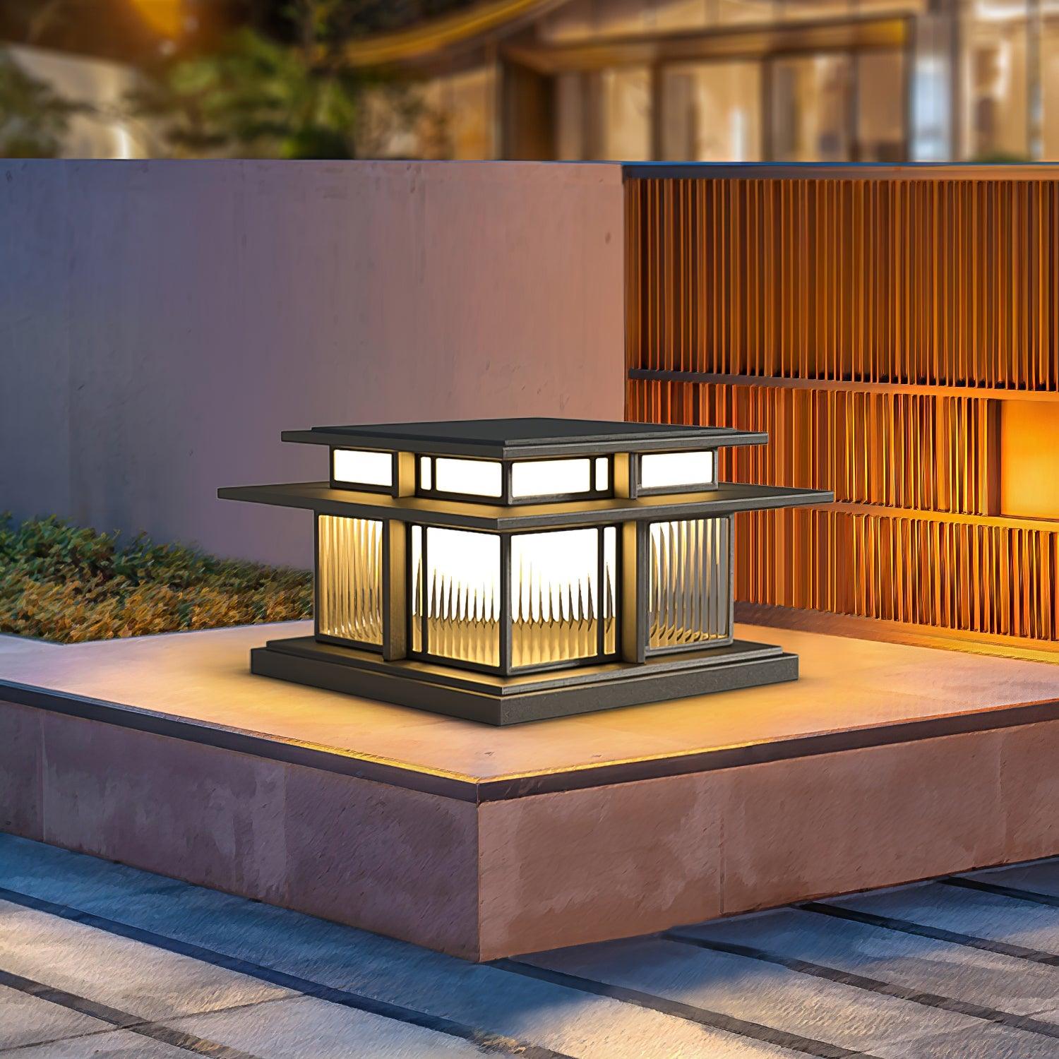 Colonne lumineuse extérieure LED Boilyn – IP65, résistante aux UV