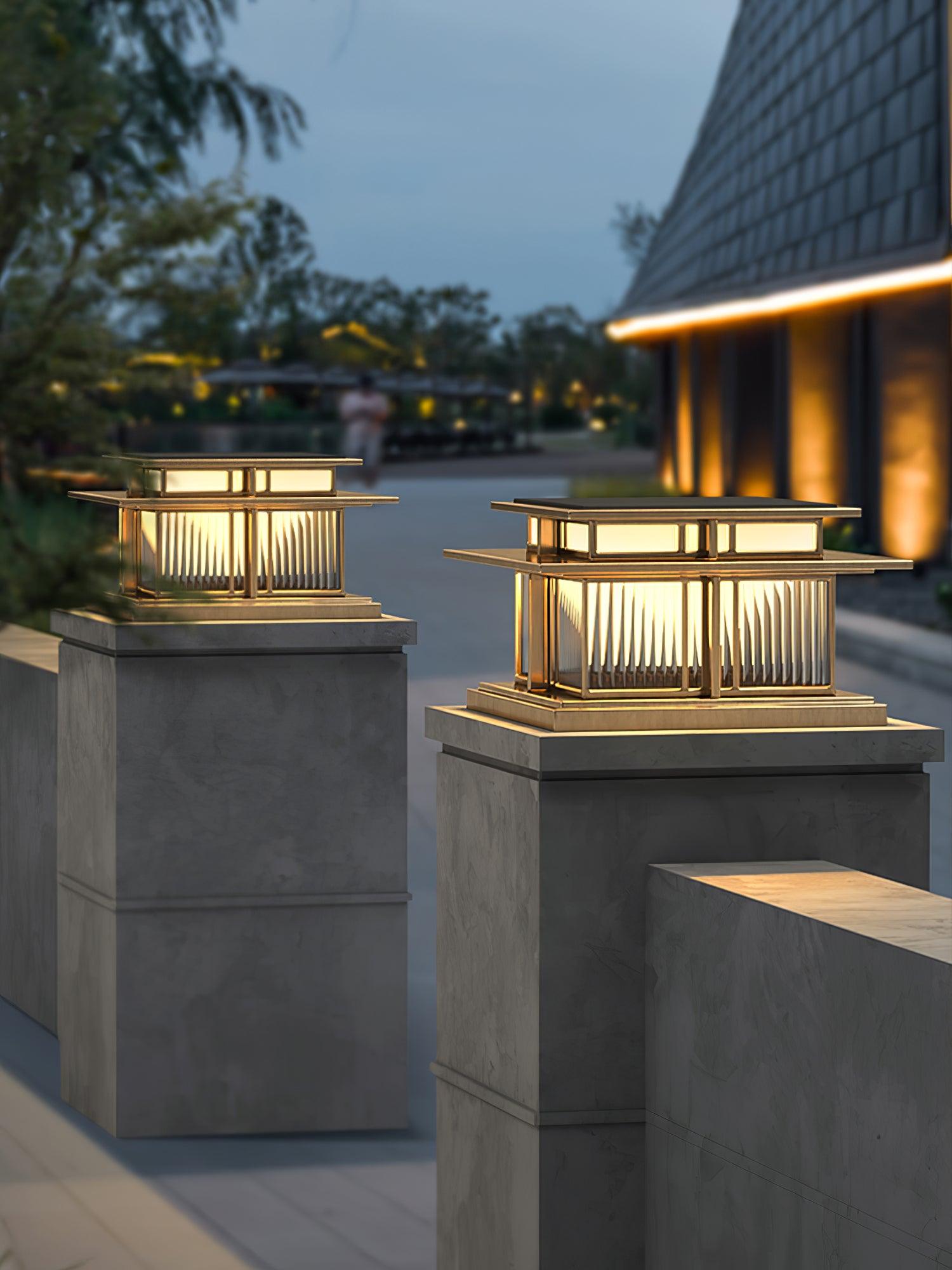 Colonne lumineuse extérieure LED Boilyn – IP65, résistante aux UV