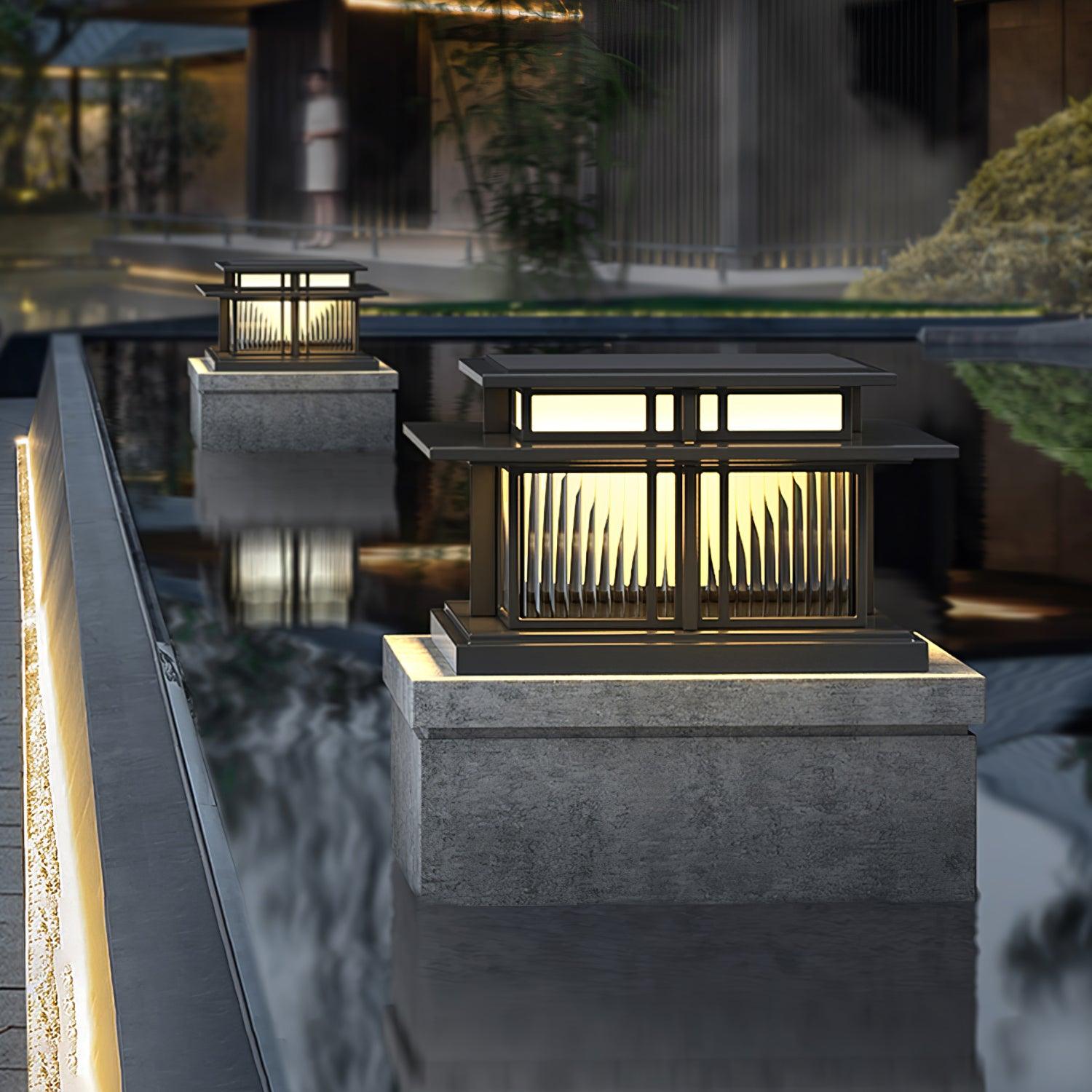 Colonne lumineuse extérieure LED Boilyn – IP65, résistante aux UV