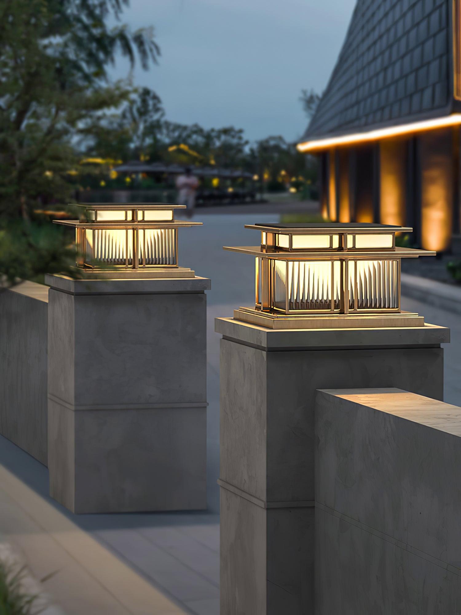Colonne lumineuse extérieure LED Boilyn – IP65, résistante aux UV