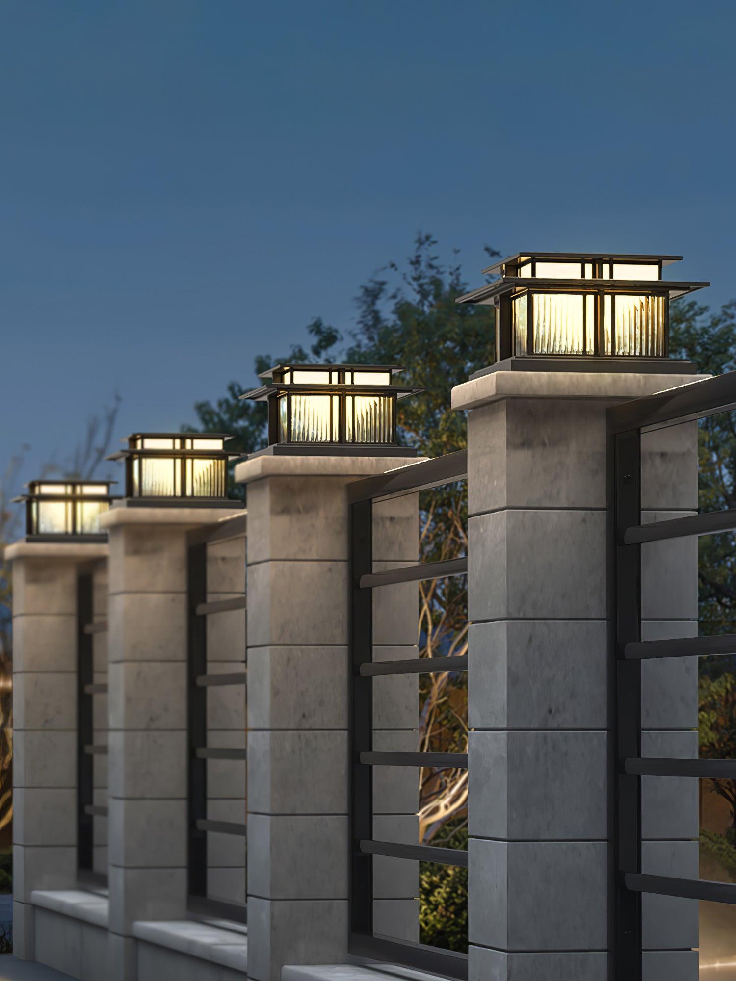 Colonne lumineuse extérieure LED Boilyn – IP65, résistante aux UV