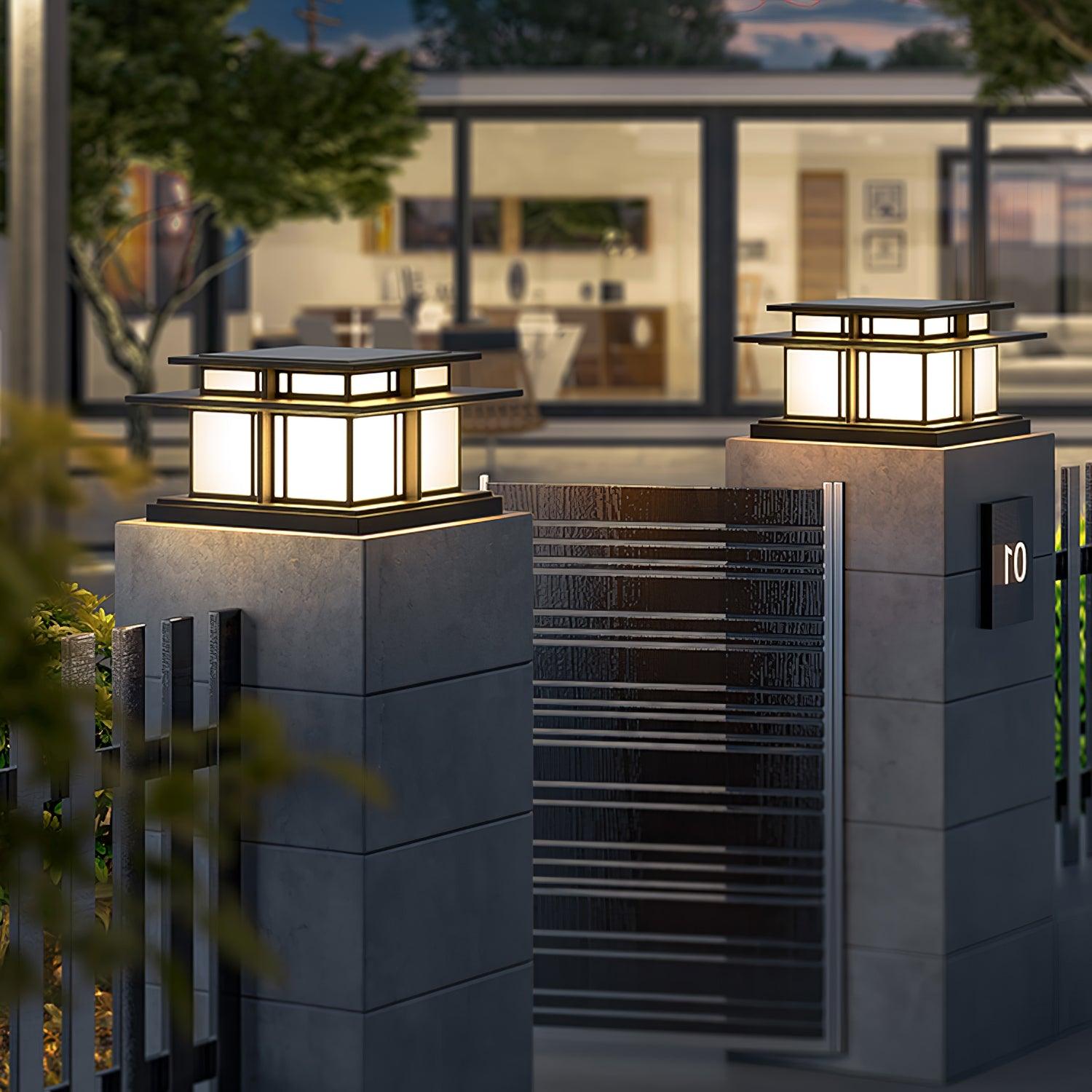 Colonne lumineuse extérieure LED Boilyn – IP65, résistante aux UV