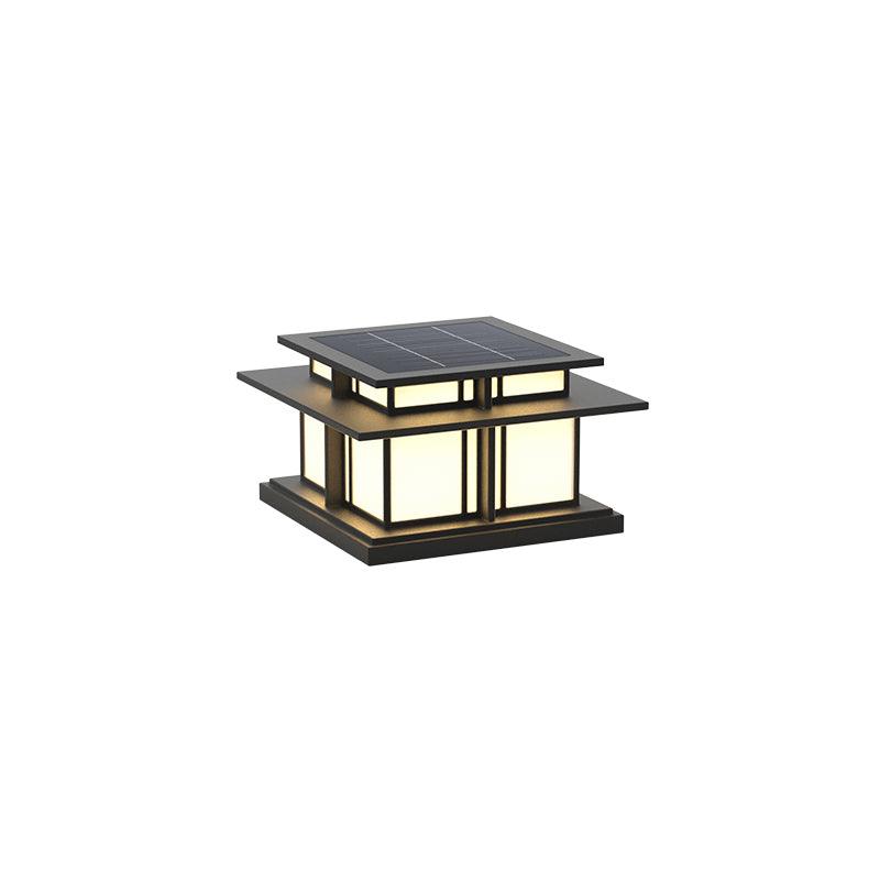 Colonne lumineuse solaire extérieure Boilyn – IP65, résistance UV et couleur