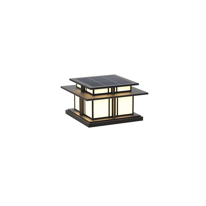 Colonne lumineuse solaire extérieure Boilyn – IP65, résistance UV et couleur