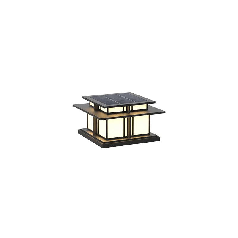 Colonne lumineuse solaire extérieure Boilyn – IP65, résistance UV et couleur