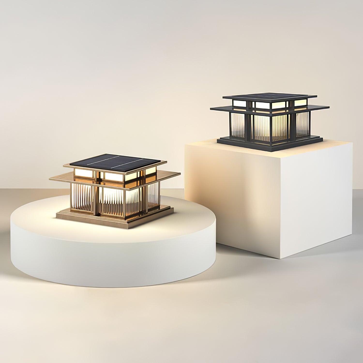 Colonne lumineuse solaire extérieure Boilyn – IP65, résistance UV et couleur
