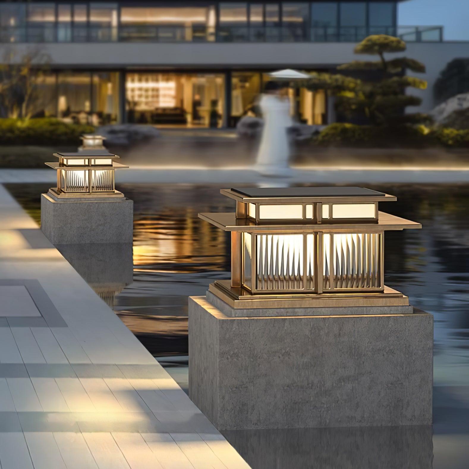 Colonne lumineuse extérieure LED Boilyn – IP65, résistante aux UV