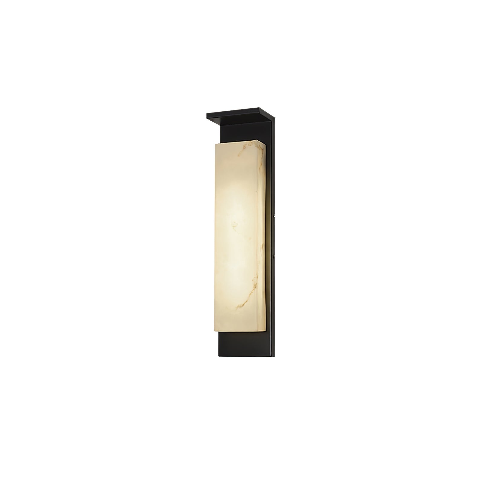 Applique murale extérieure albâtre Delaney – IP65, 3 tailles disponibles