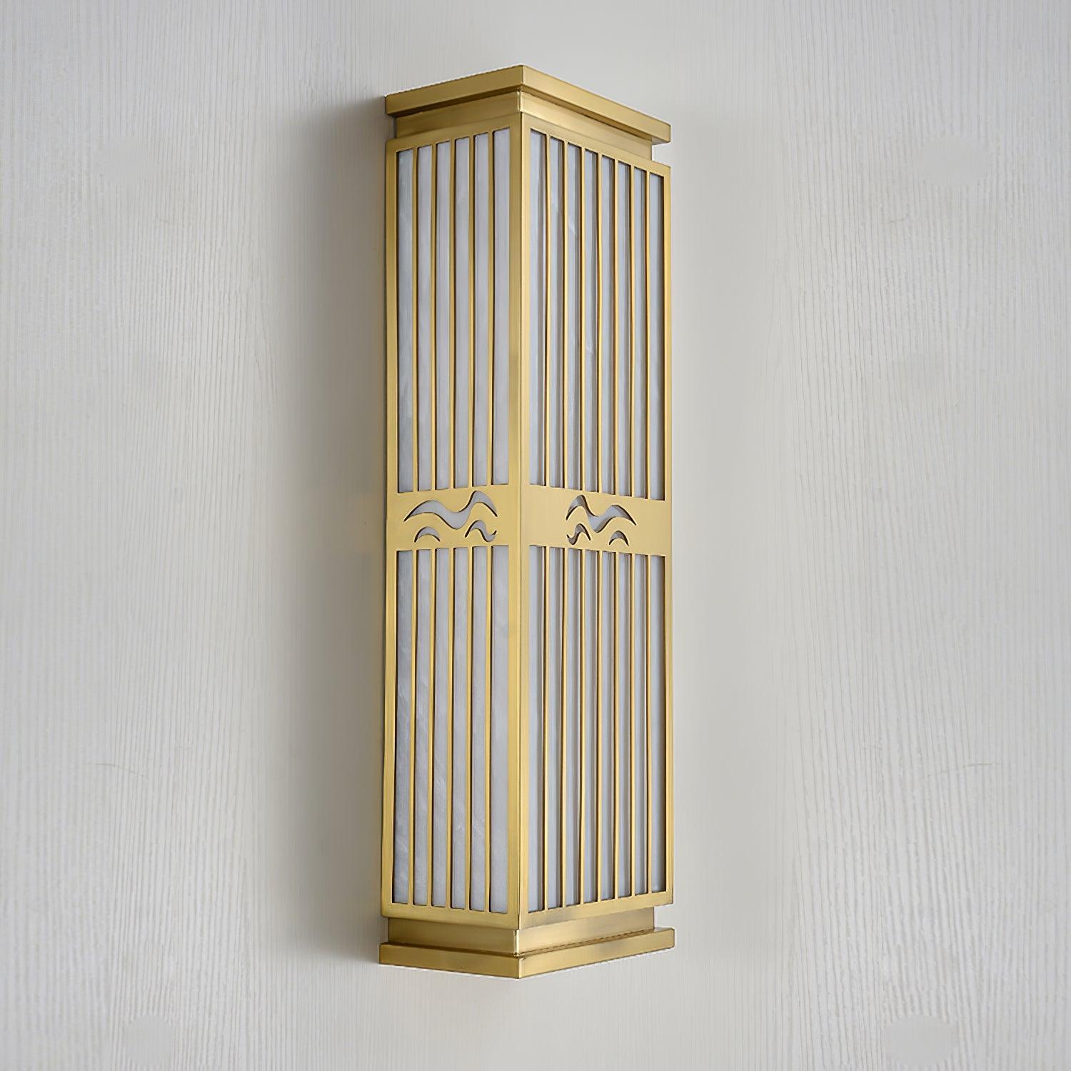 Applique murale extérieure Doots – métal et acrylique, style moderne