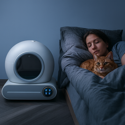 Litière automatique pour chat – Litière autonettoyante, bac intelligent, anti-odeurs | NexoCat