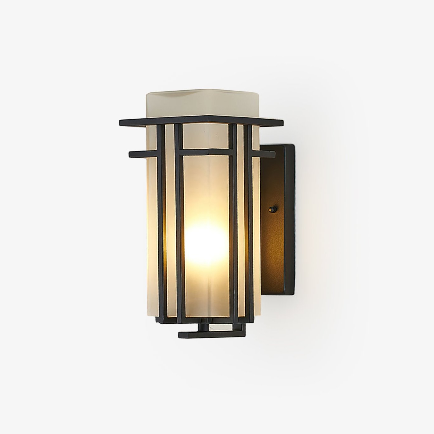 Applique murale extérieure Linden – fer mono-pièce, style rétro élégant