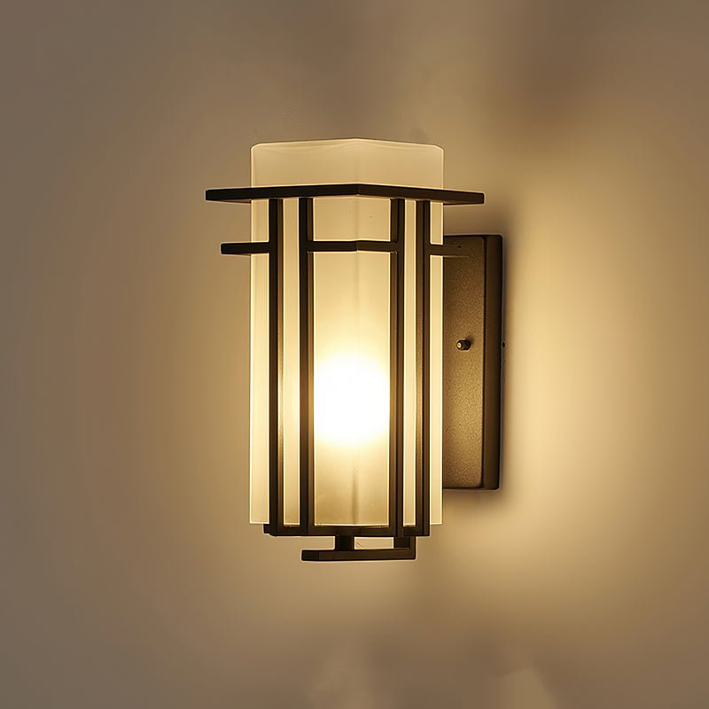 Applique murale extérieure Linden – fer mono-pièce, style rétro élégant