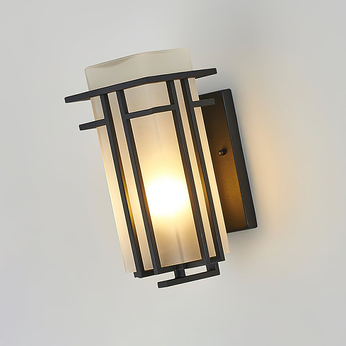Applique murale extérieure Linden – fer mono-pièce, style rétro élégant