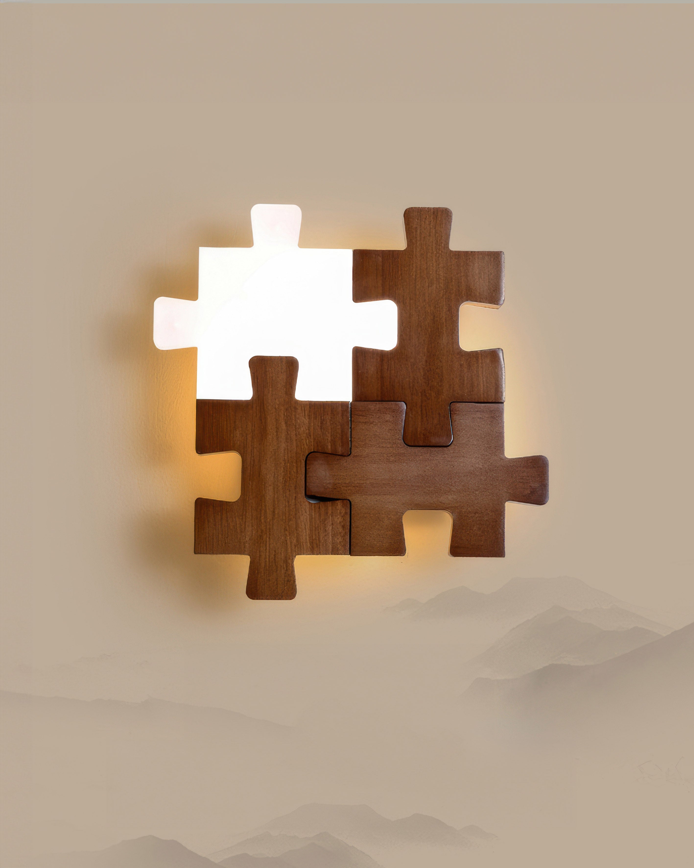 Applique murale PuzzleGlow