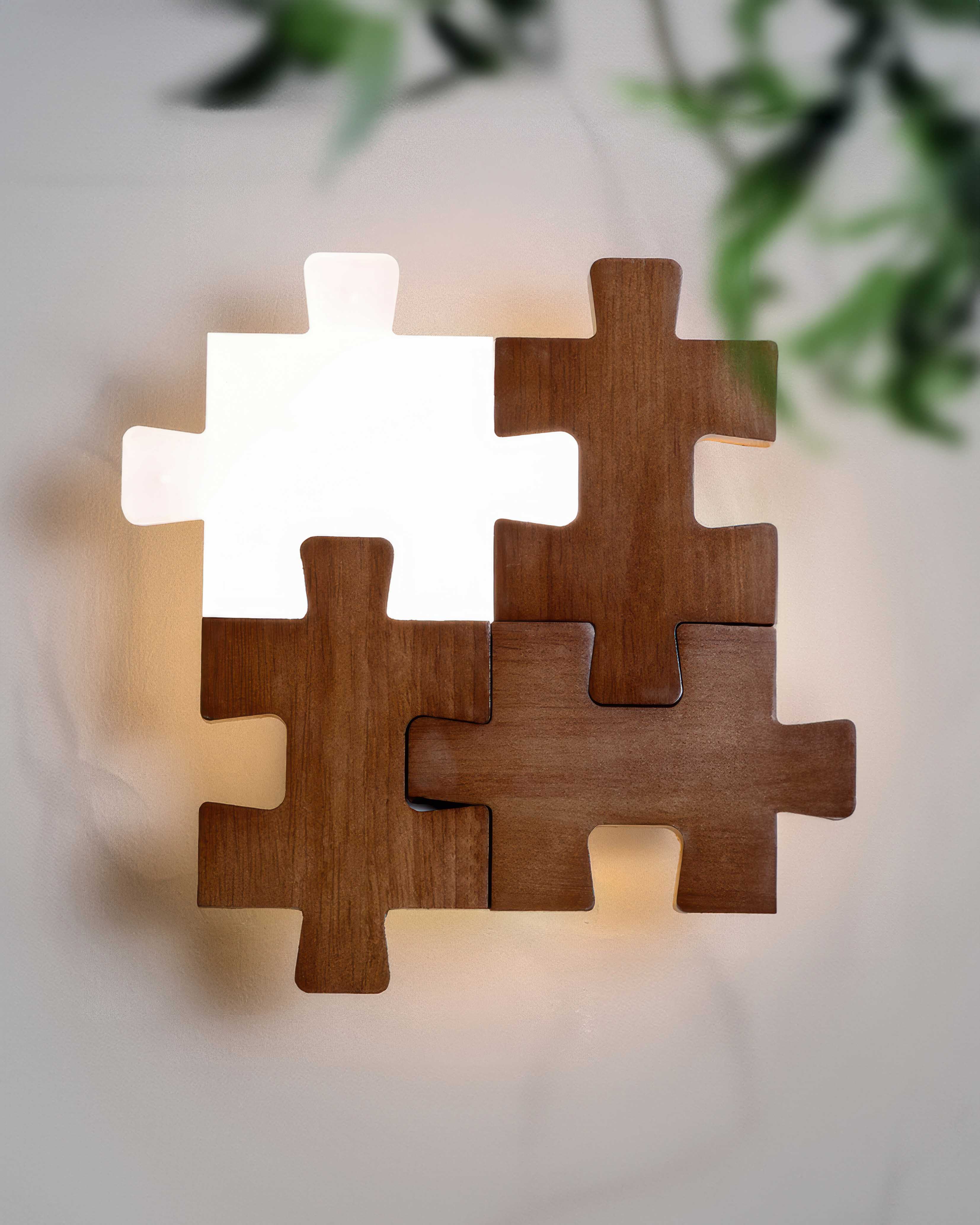 Applique murale PuzzleGlow
