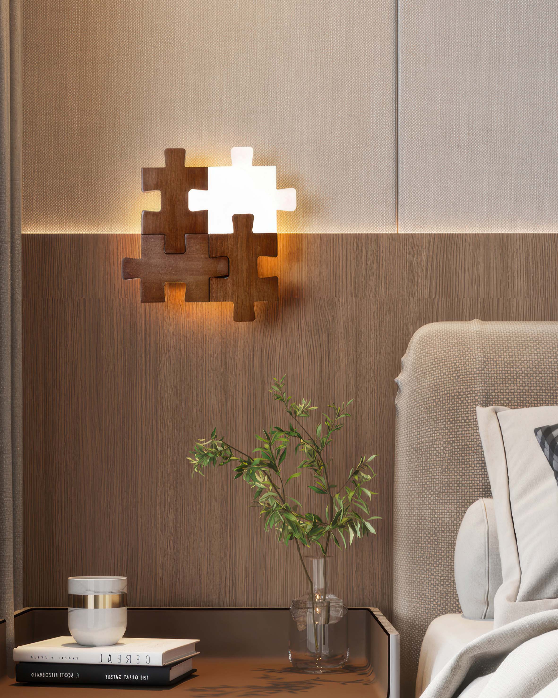 Applique murale PuzzleGlow