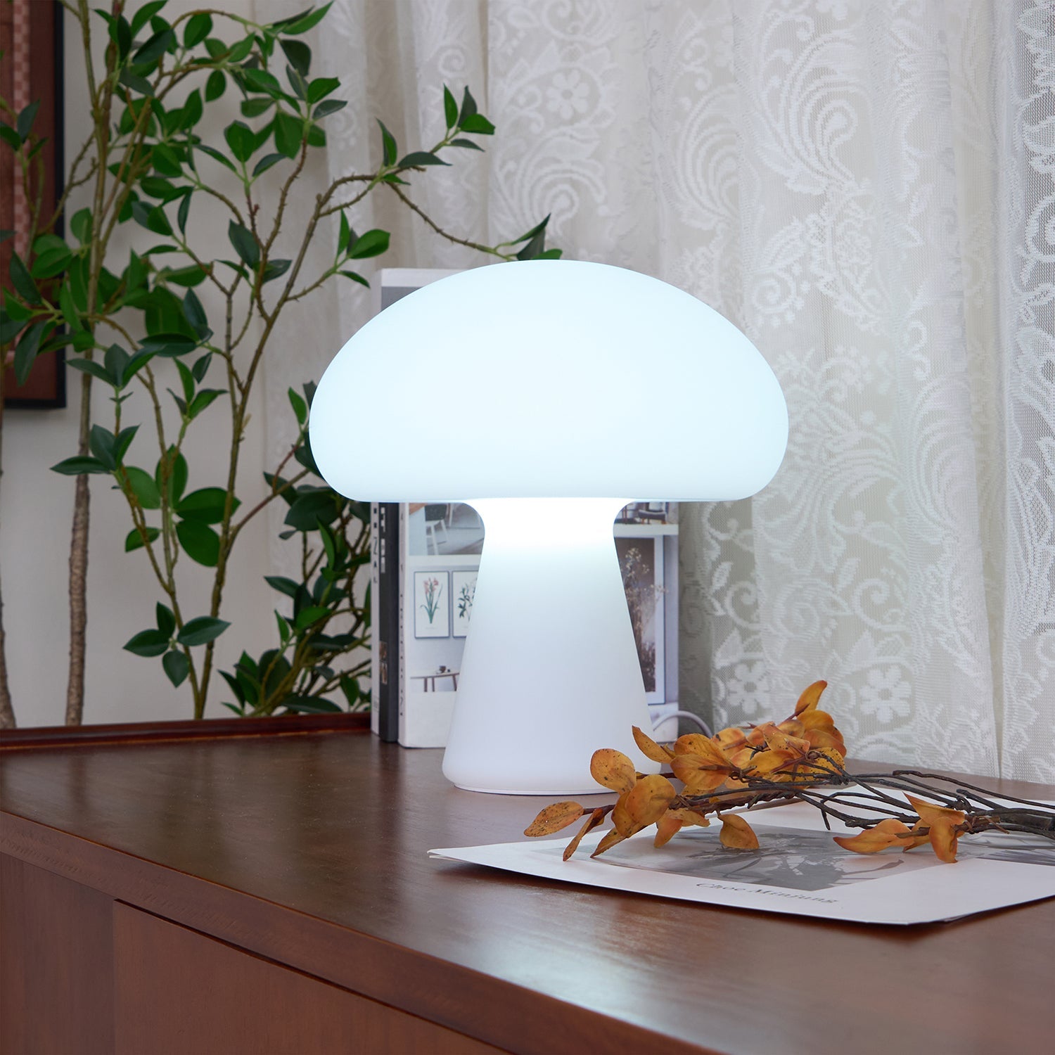 Lampe de table rechargeable design futuriste Obello – intérieur et extérieur