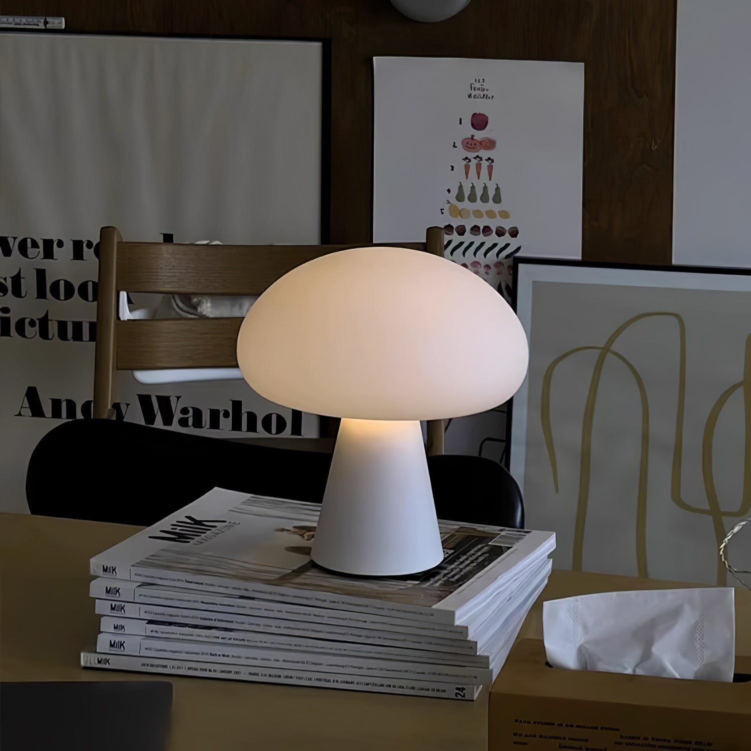 Lampe de table rechargeable design futuriste Obello – intérieur et extérieur