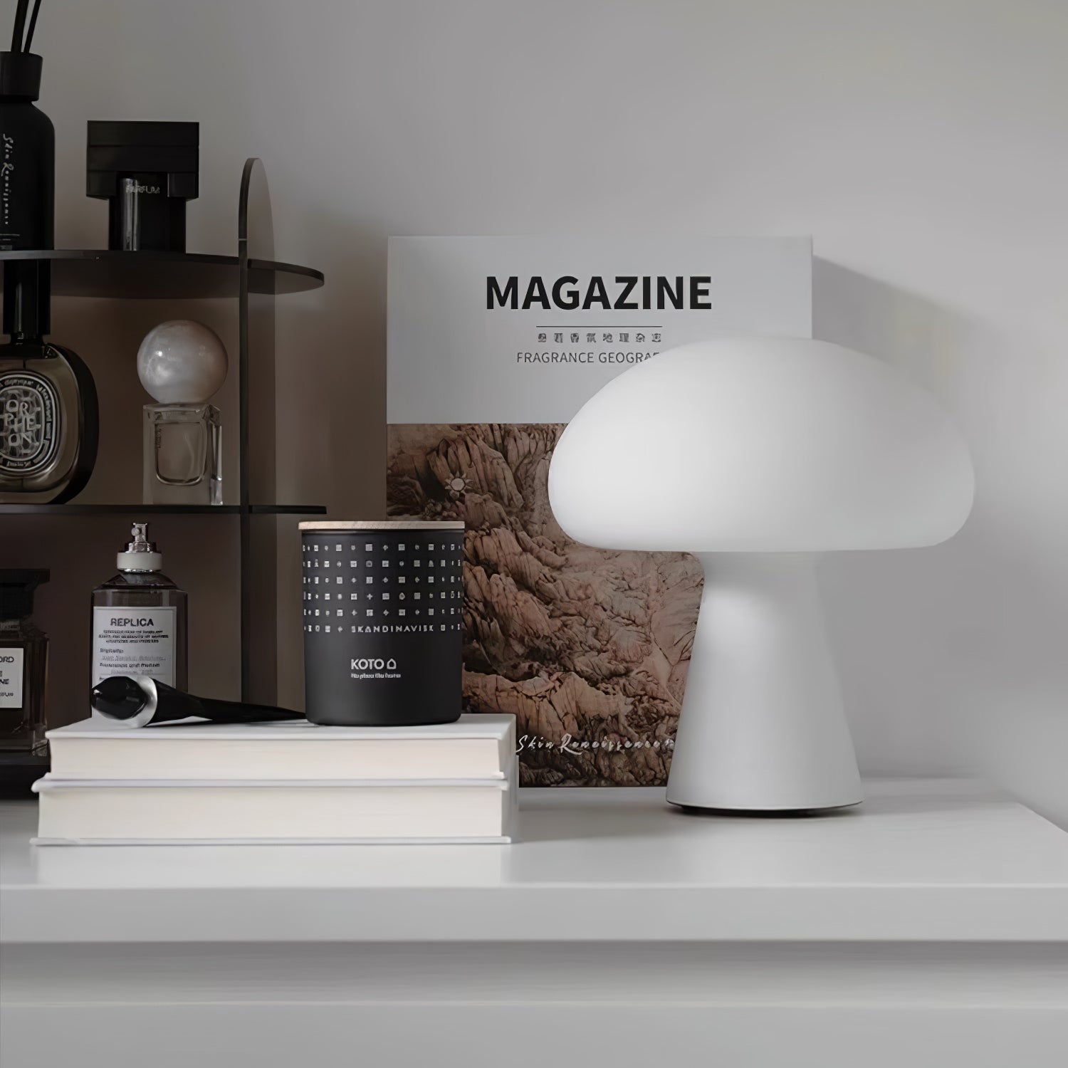 Lampe de table rechargeable design futuriste Obello – intérieur et extérieur