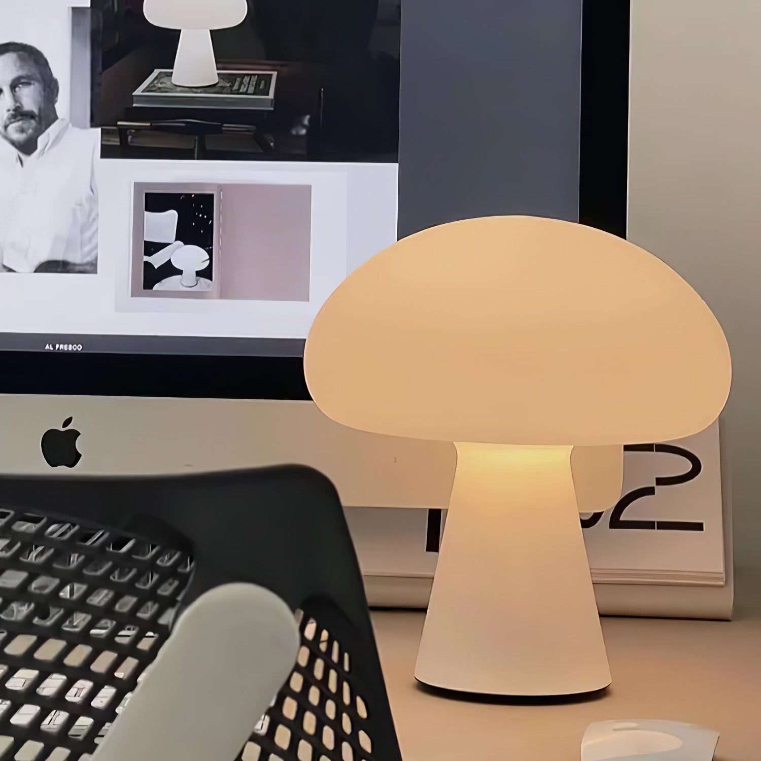 Lampe de table rechargeable design futuriste Obello – intérieur et extérieur