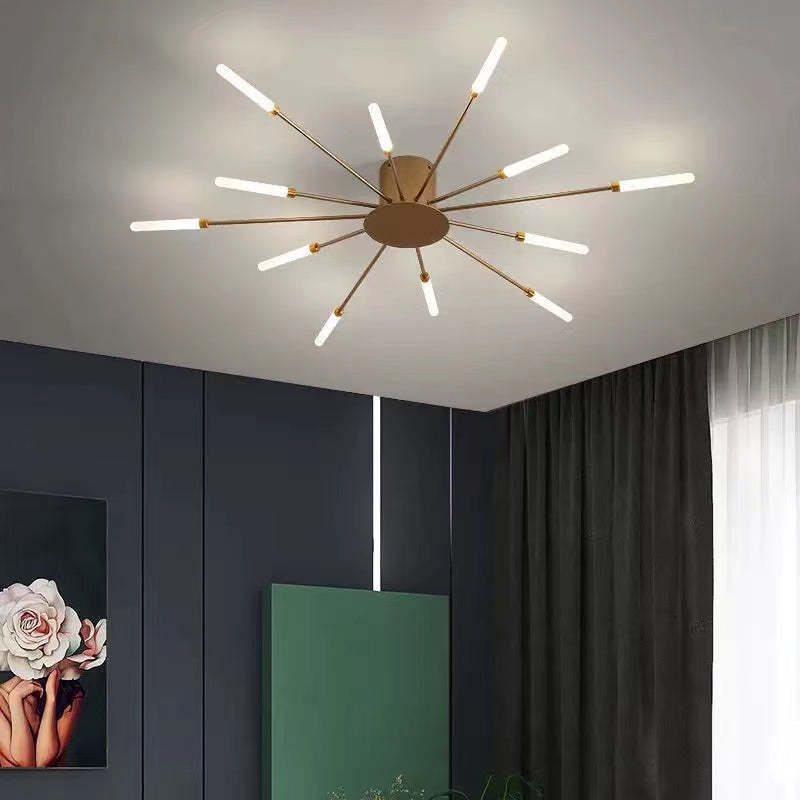 Plafonnier LED Sculptural à Anneaux