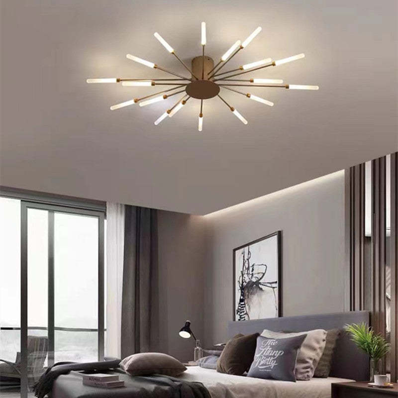 Plafonnier LED Sculptural à Anneaux
