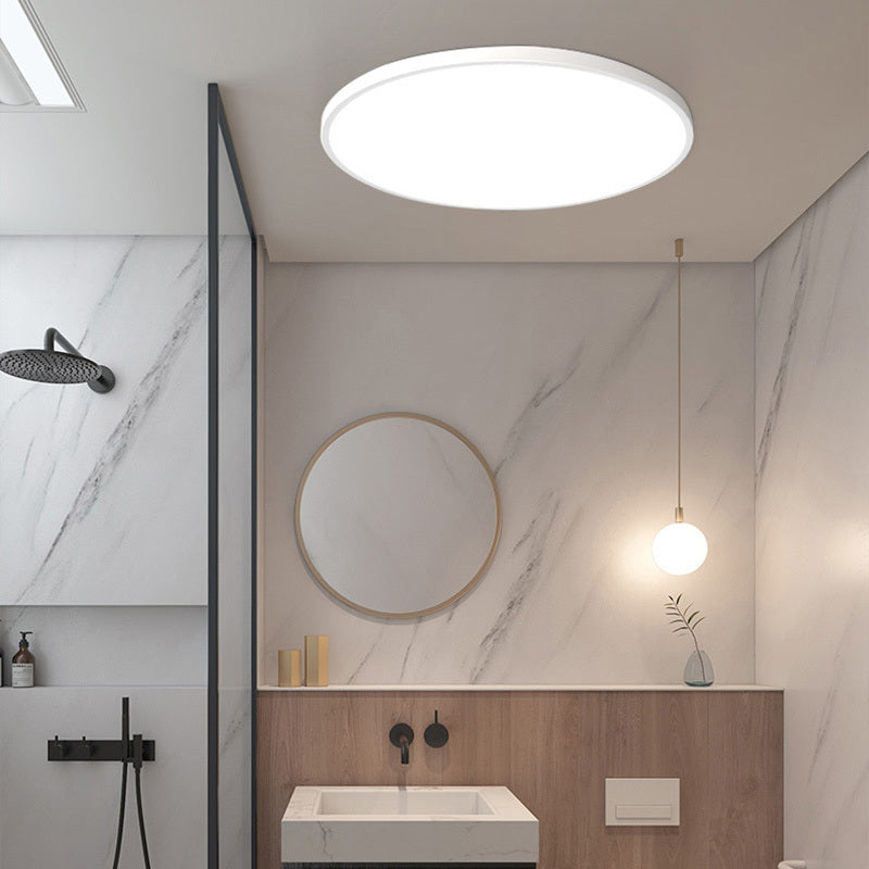 Plafonnier LED Rond Design Noir & Blanc