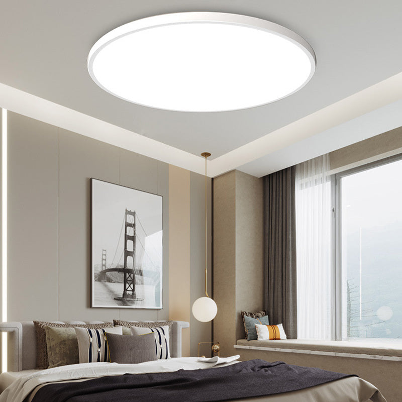 Plafonnier LED Rond Design Noir & Blanc