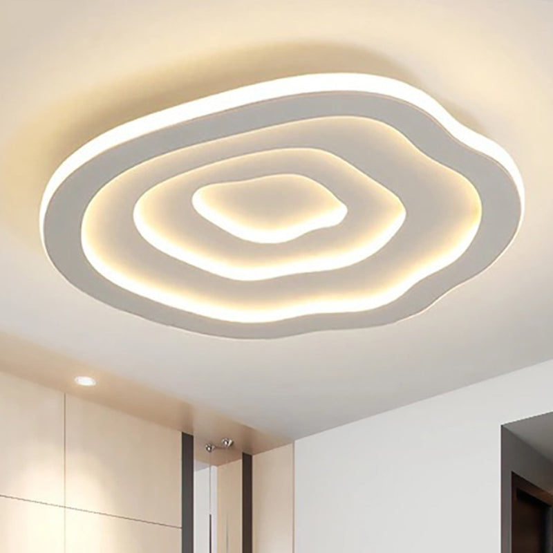 Plafonnier LED Ondulé Blanc