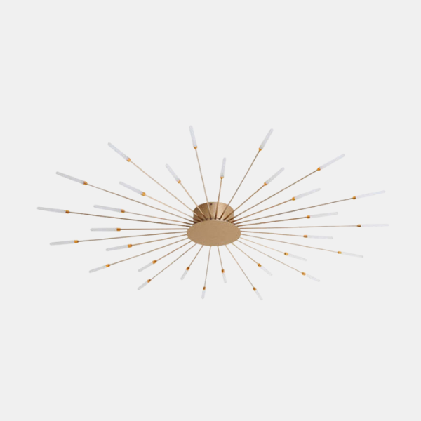 Plafonnier LED Sculptural à Anneaux