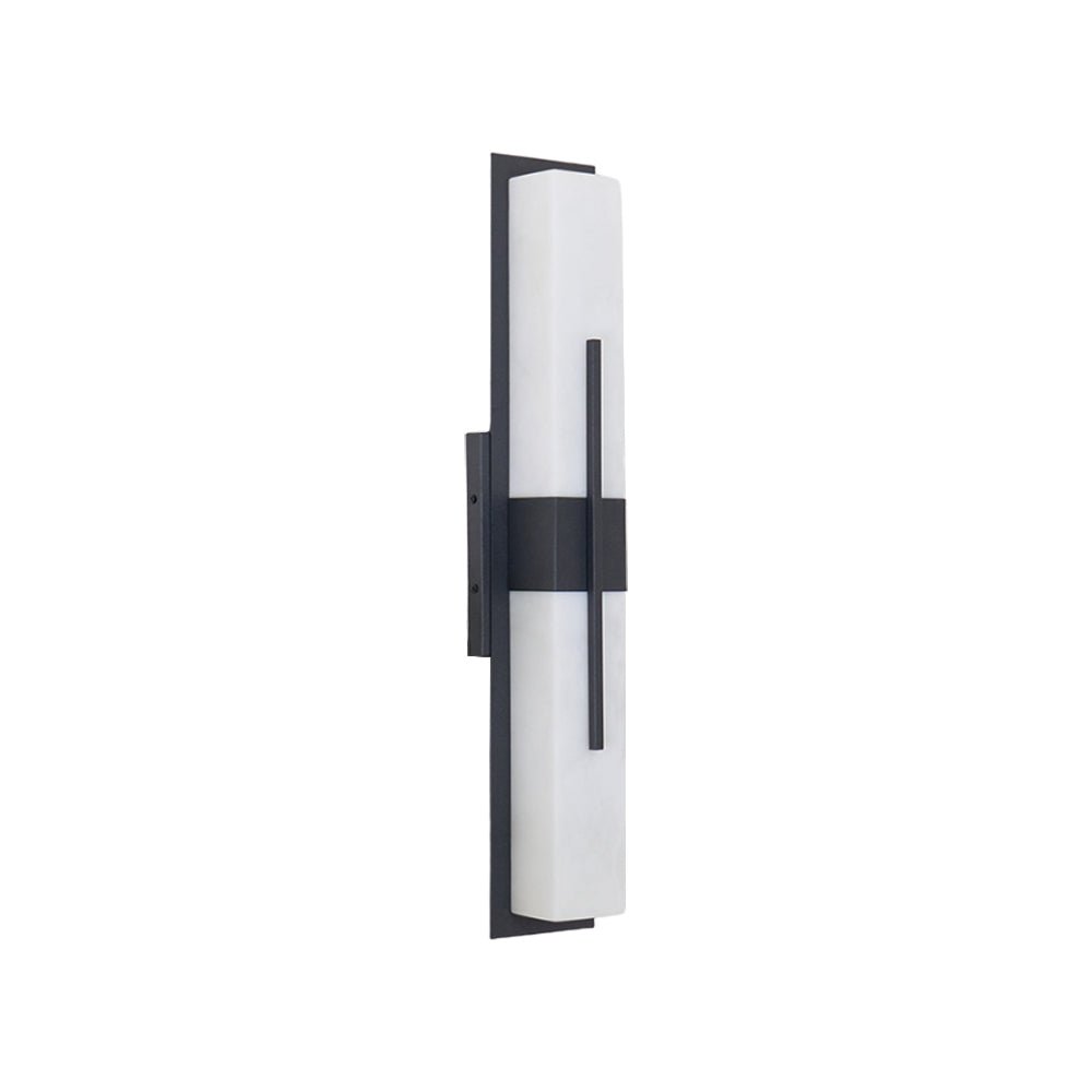 Applique murale extérieure en albâtre Possini – IP65, barre LED puissante